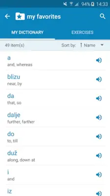 Croatian-English Dictionary android App screenshot 1